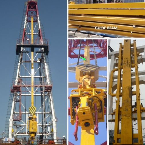 TOP DRIVE PORTABLE GUIDE BEAM ASSEMBLY