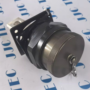 CONNECTOR, POWER, QD, PIN/FLNG, BULKHD, RED, OEM Ref No:114869-PB-BLK, Used for TOP DRIVE, TDS-9SA/11SA, IDS-4SA