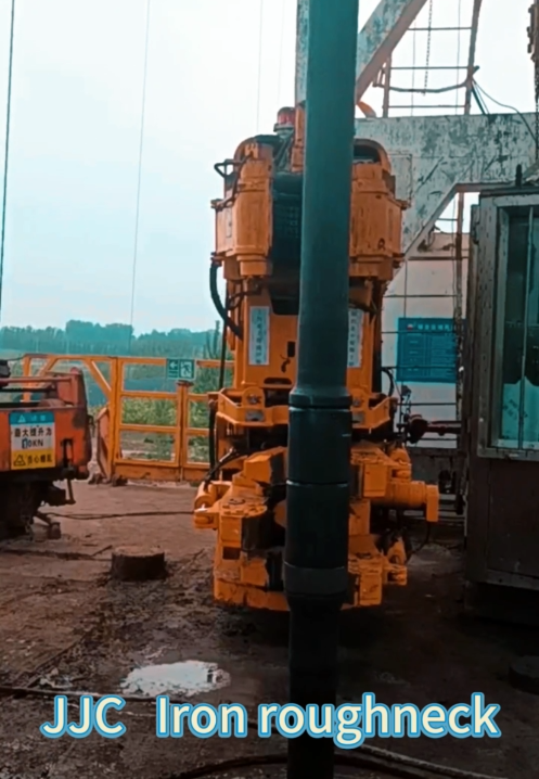 【Witness the scene】Easy to grasp, one step in place＃ iron roughneck＃petroleum ＃oil＃hydraulic drill